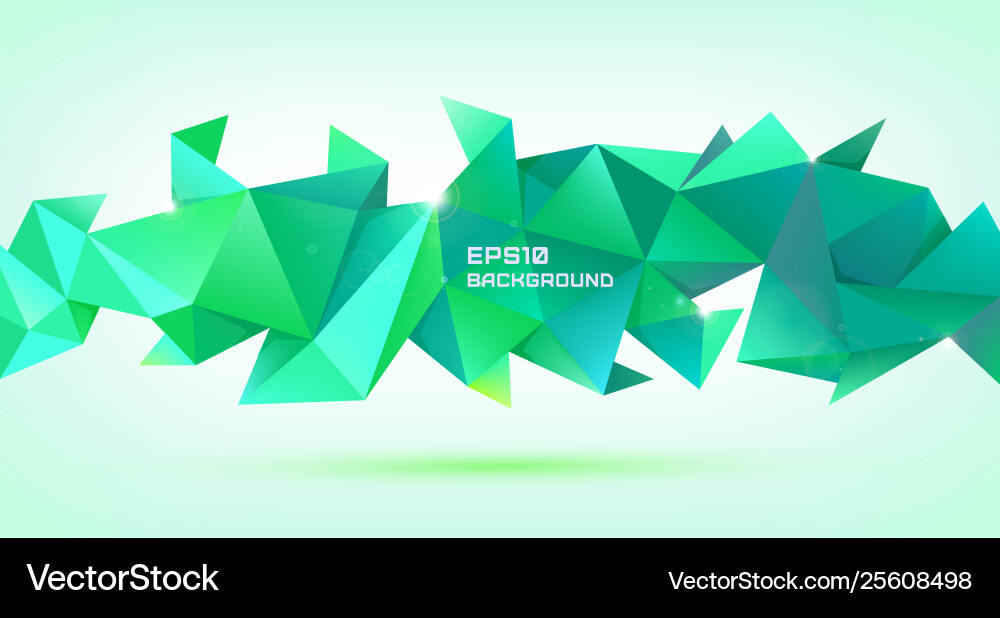 Abstract geometric 3d shape triangular Abstract geometric 3d shape triangular vector image