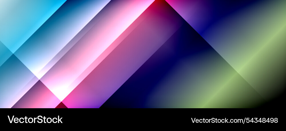 Dynamic shadow lines with gradient colors Vector Image