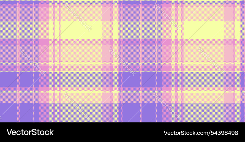 Linear check fabric texture website background Vector Image