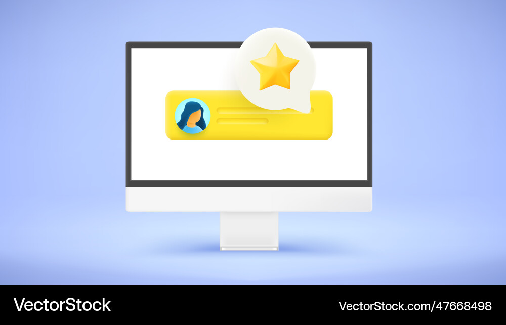 Modern computer with communication icons Modern computer with communication icons vector image