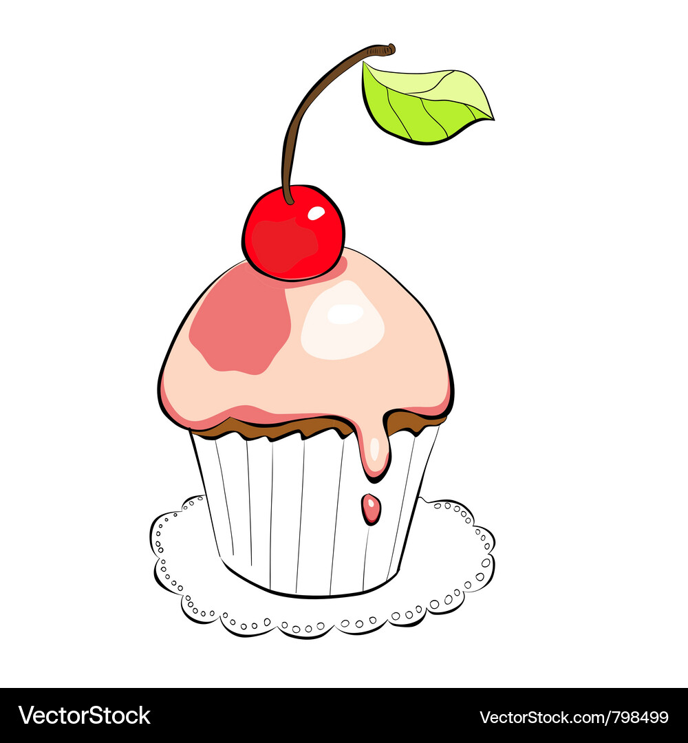 Cake Vector Image