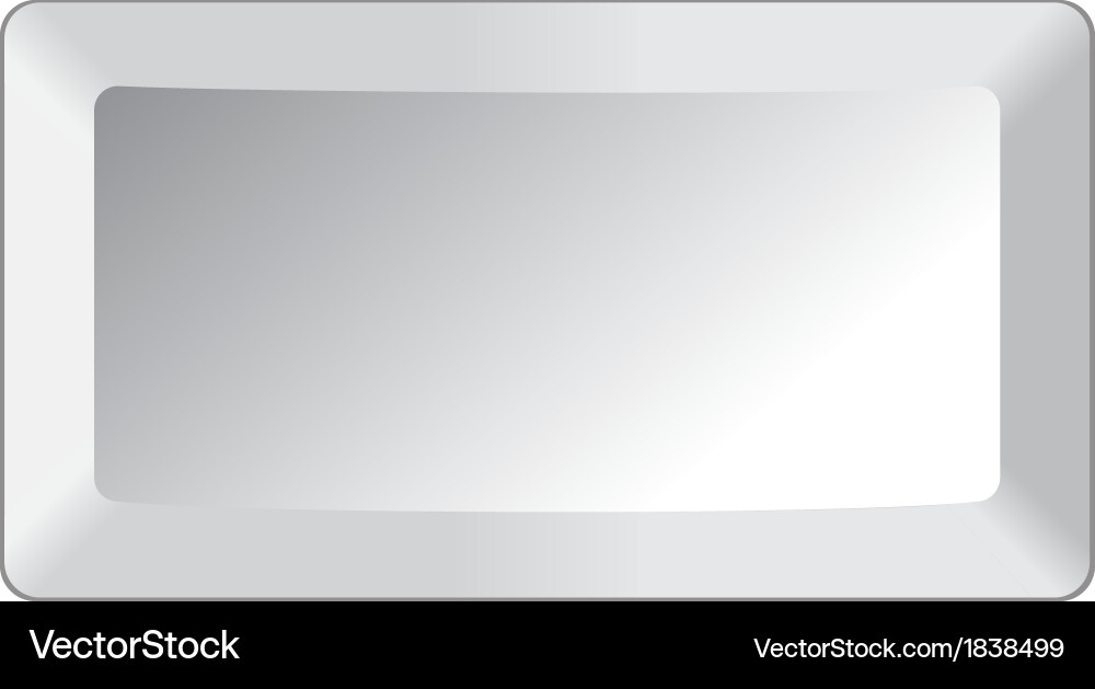 Isolated Keyboard Key Vector Image