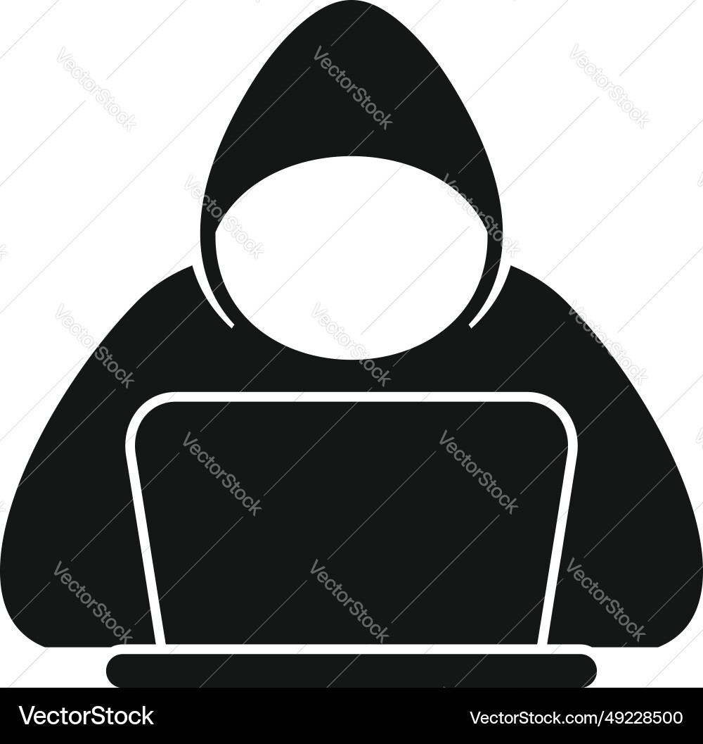 Anonymous hacker icon simple mark had Anonymous hacker icon simple mark had vector image