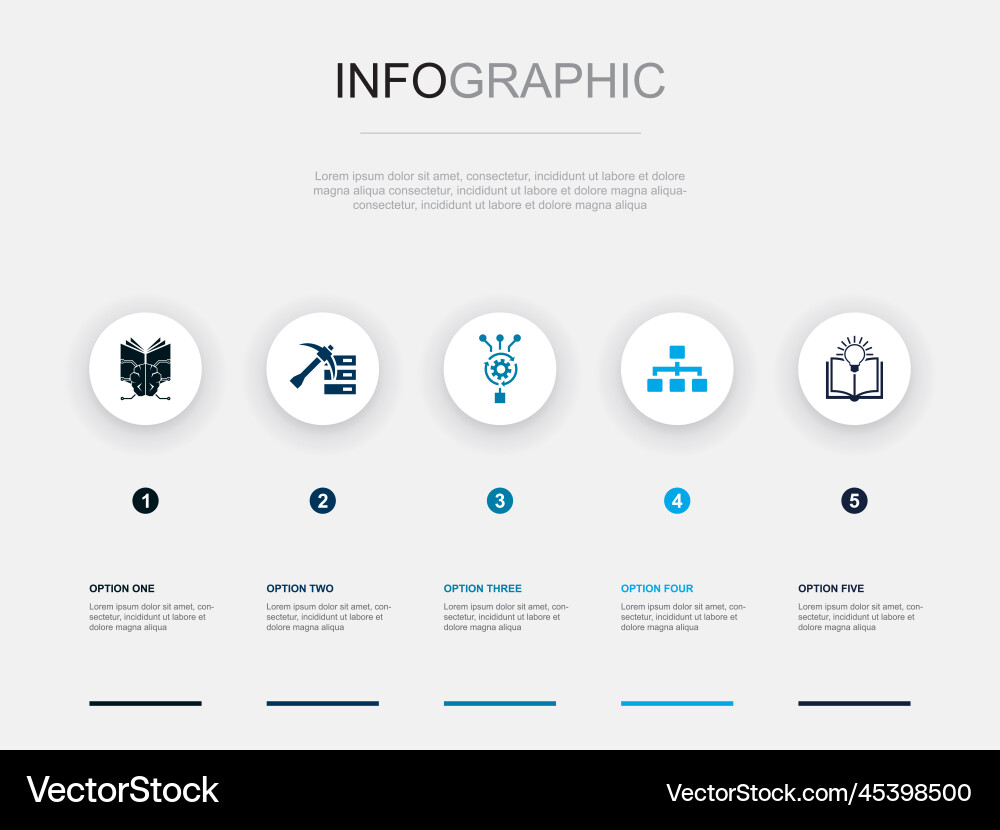 Data Mining & Machine Learning Concepts vector image