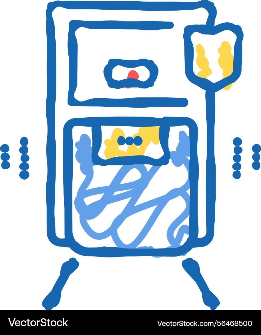 Motion sensor color icon isolated Vector Image