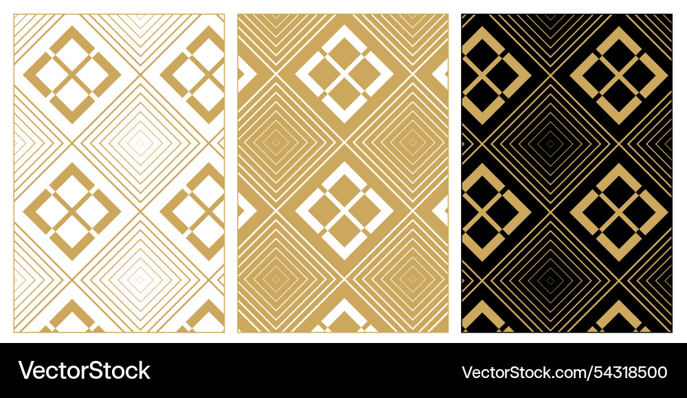 Set of patterns with crosses stripes lines Set of patterns with crosses stripes lines Vector Image