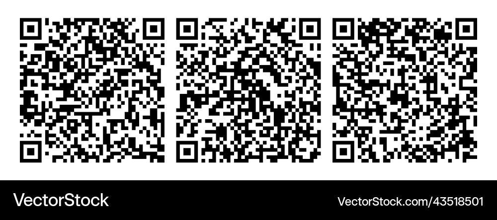 Qr code vector image