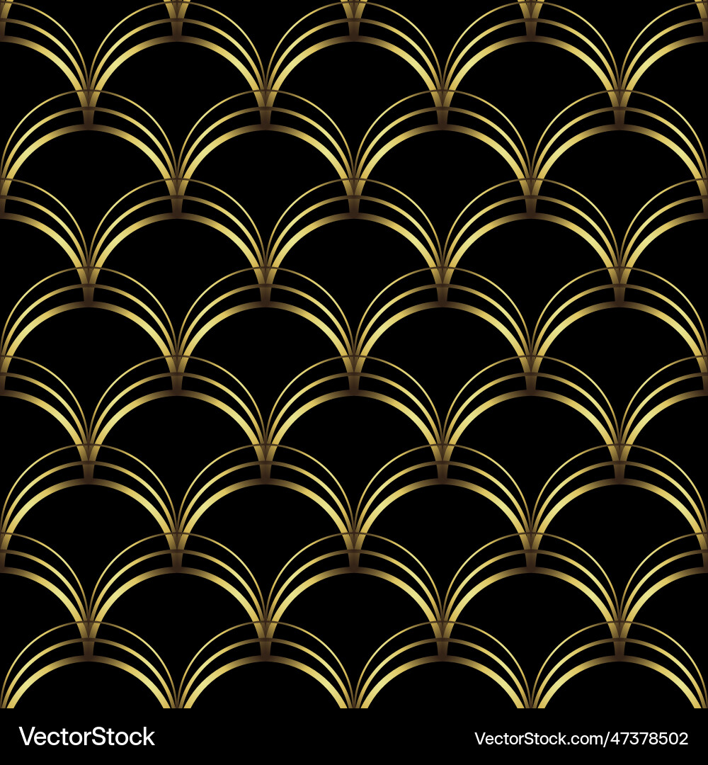 Art deco pattern background in 1920s style Art deco pattern background in 1920s style vector image