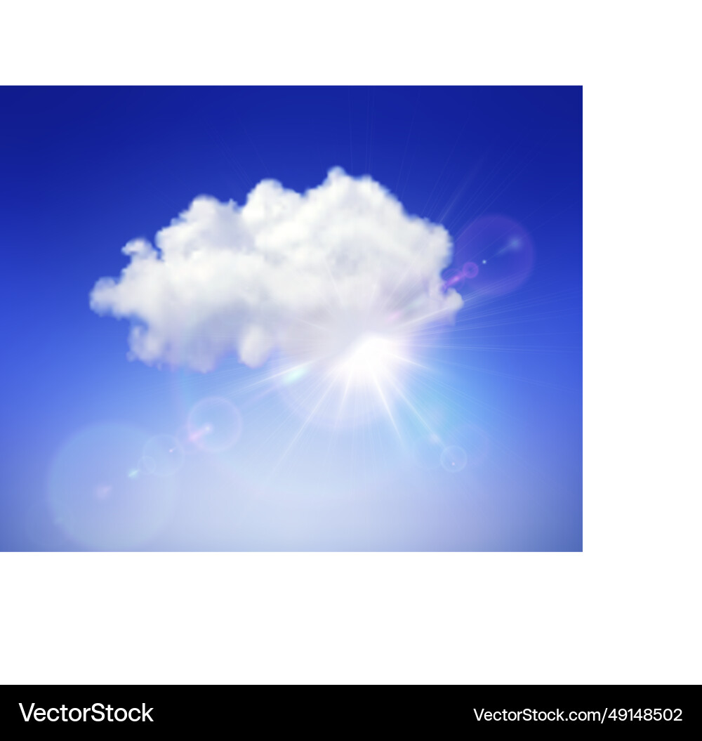 Background of summer sunrise with lens flares Background of summer sunrise with lens flares vector image