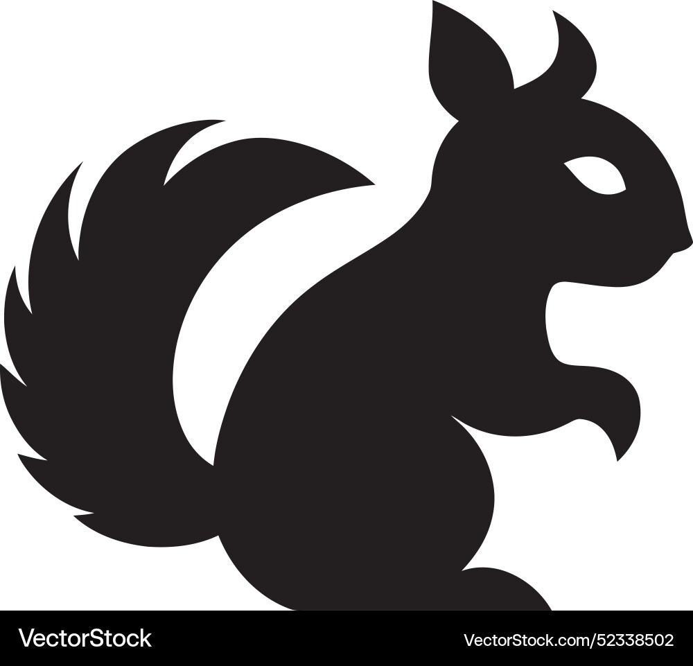 Expressive squirrel pose in noirintriguing Expressive squirrel pose in noirintriguing Vector Image