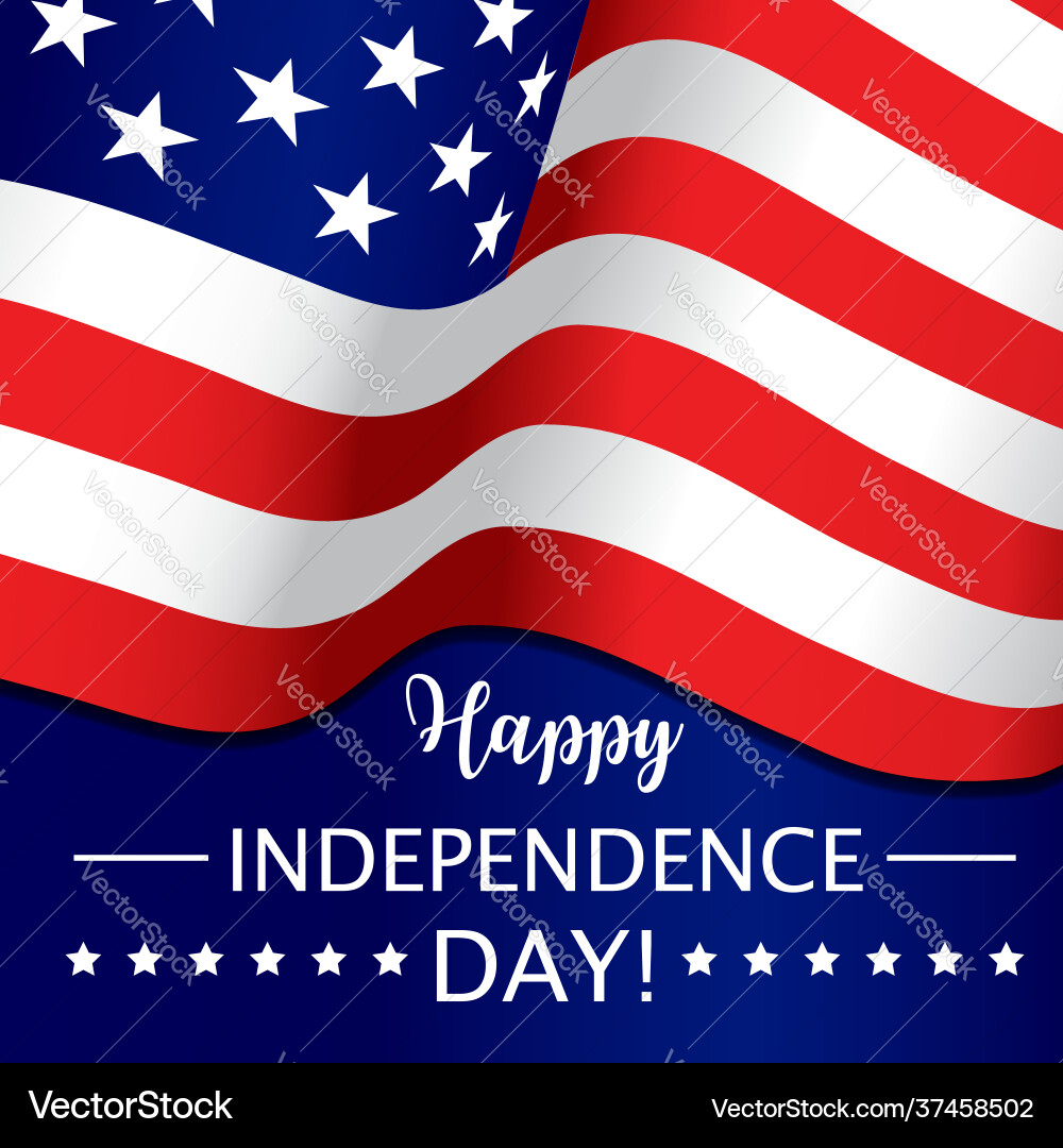 July 4th Independence Day USA Vector Image