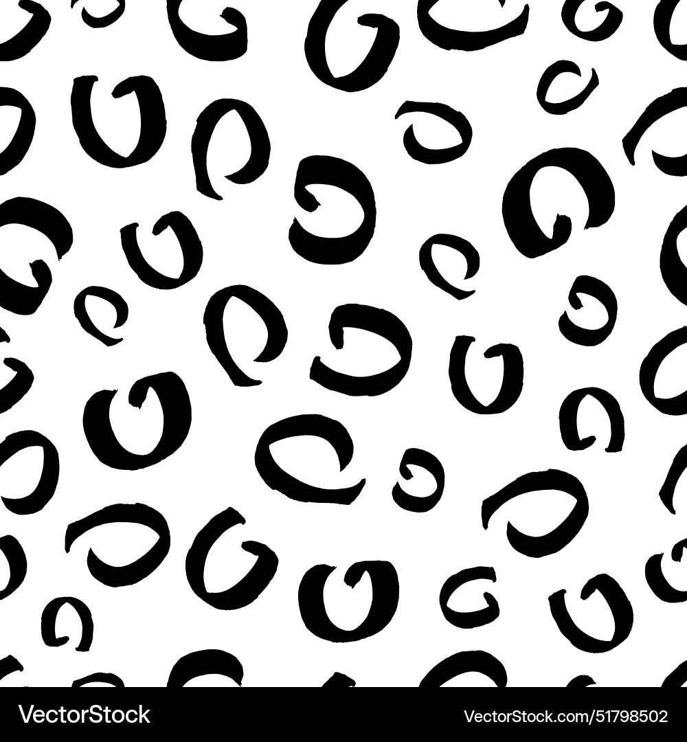 Seamless pattern with sketch circles shape Seamless pattern with sketch circles shape vector image