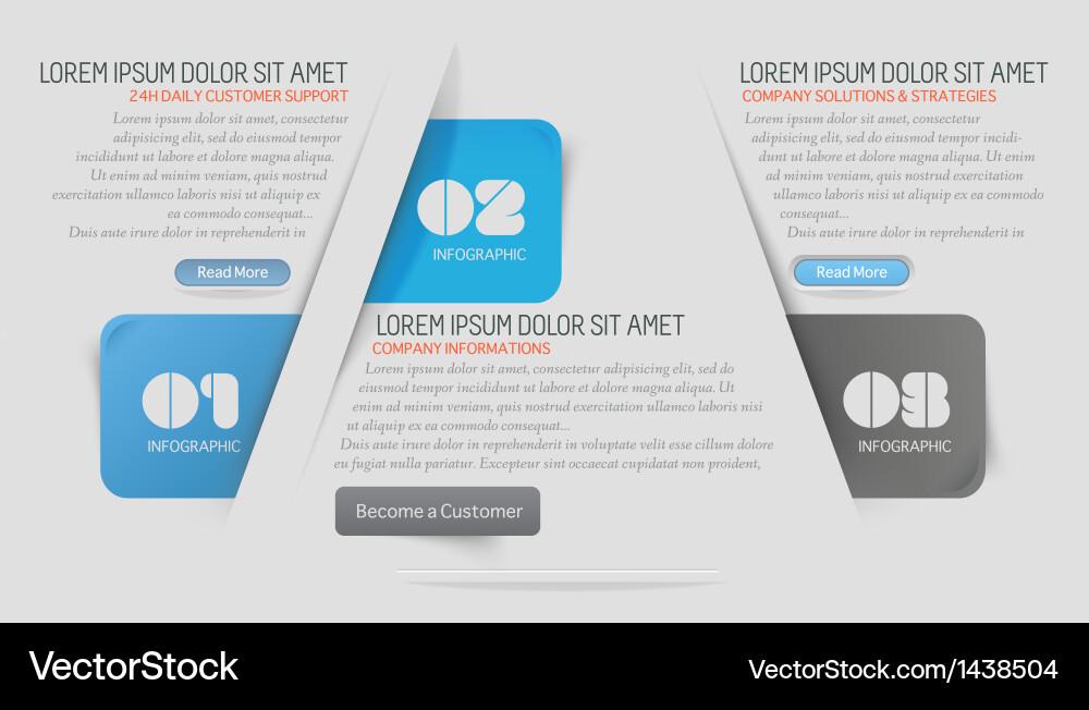 Modern UI Elements & Layouts vector image