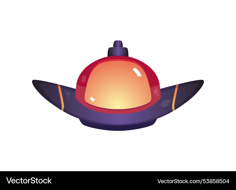 Unidentified flying object ufo alien spaceship vector image