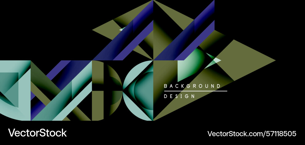 Abstract geometric shapes overlap creating Abstract geometric shapes overlap creating vector image