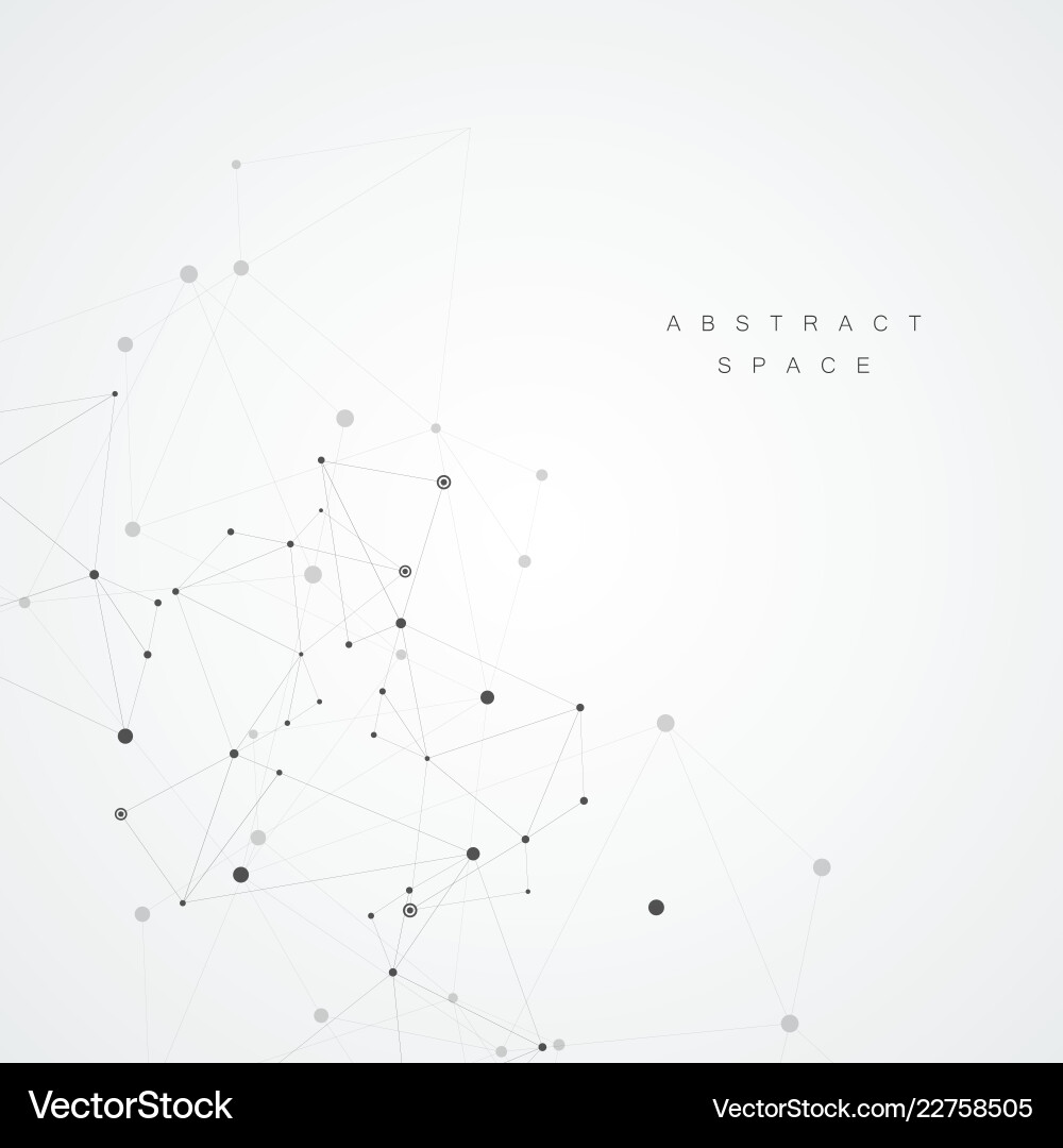 Abstract Network Background vector image