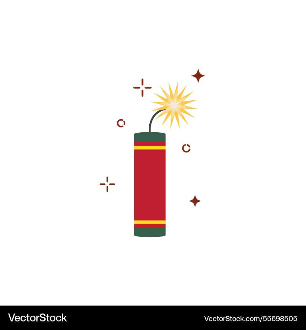 Firecracker icon Vector Image