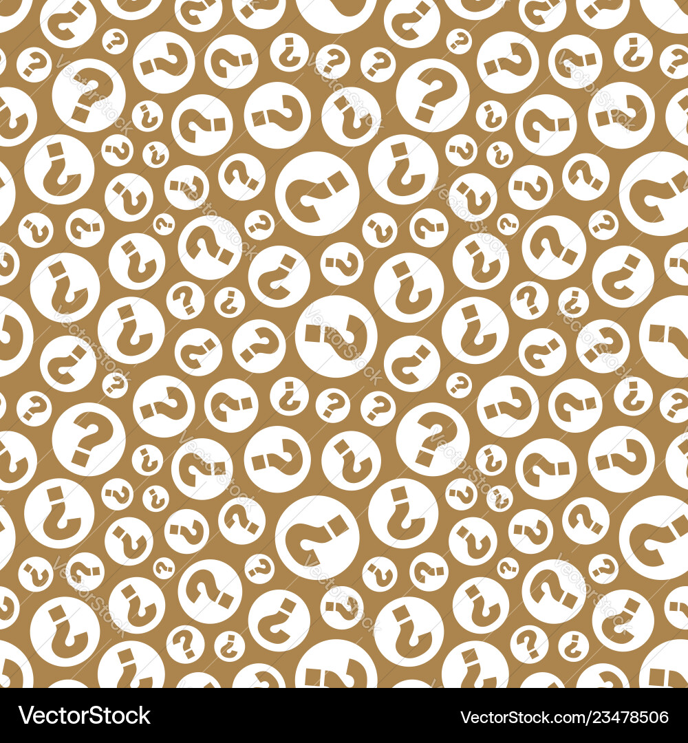 Questions Pattern vector image