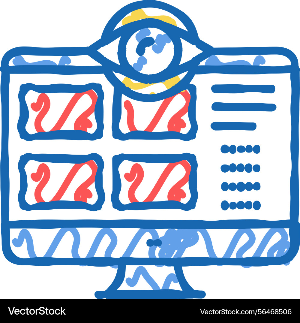 Security computer application color icon Vector Image