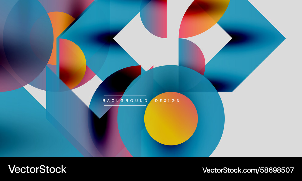 Abstract colorful shapes overlap gradient hues Abstract colorful shapes overlap gradient hues Vector Image