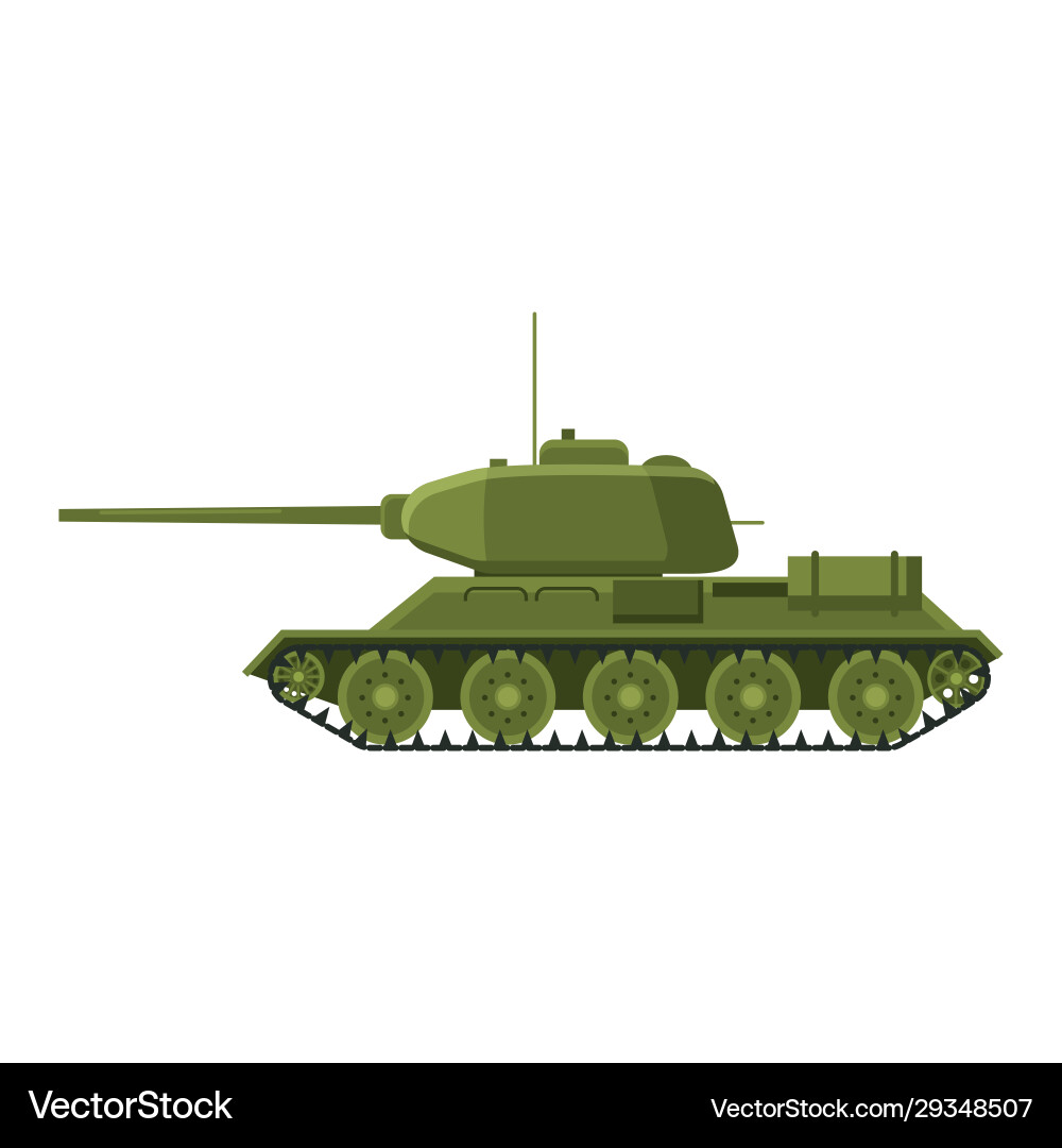 Tank soviet world war 2 t34 medium military Tank soviet world war 2 t34 medium military vector image
