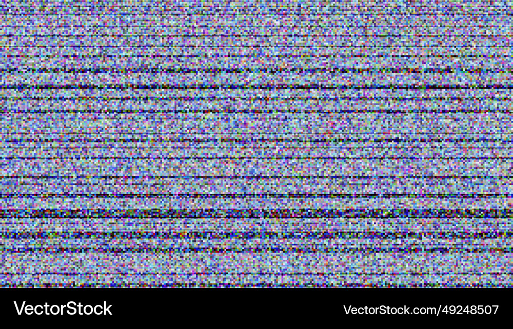 TV Static & Noise Texture vector image