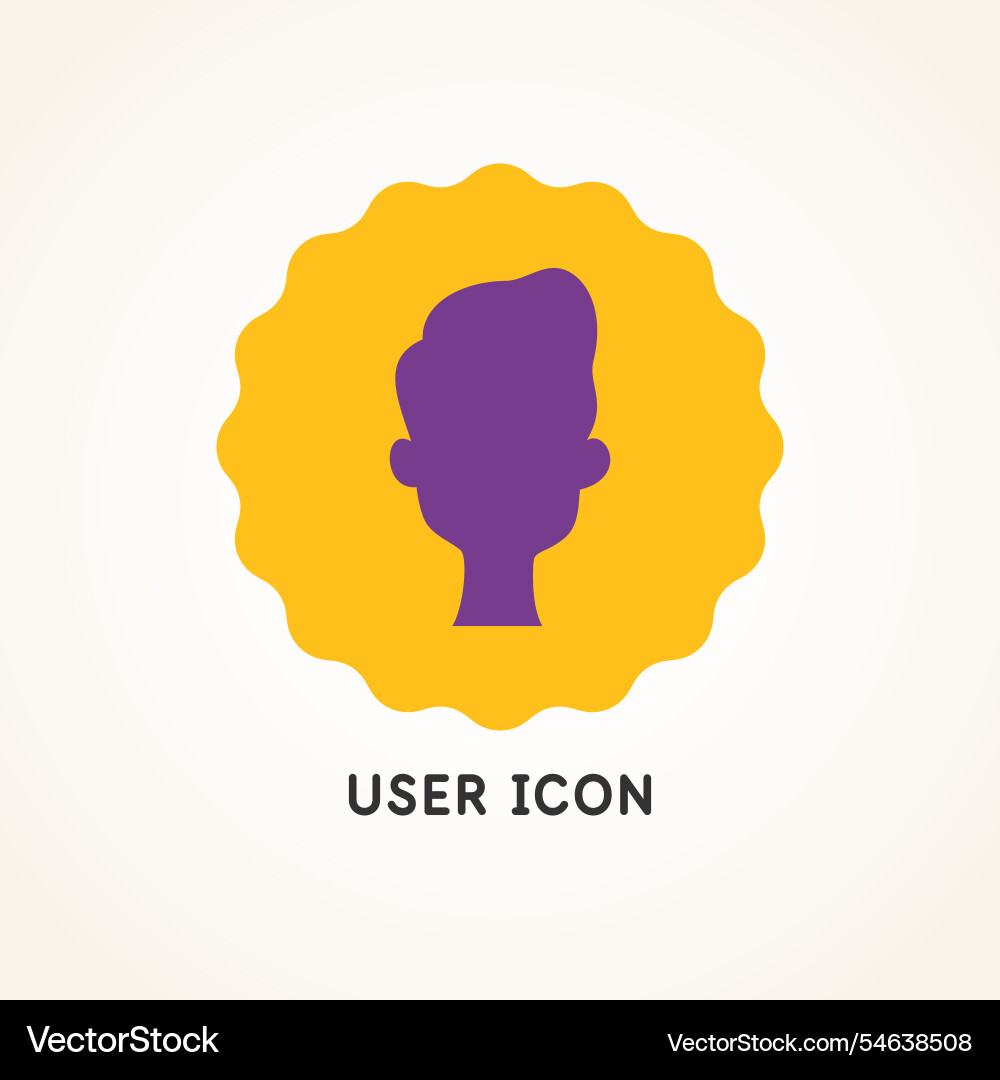 A conditional image of person the icon depicts Vector Image