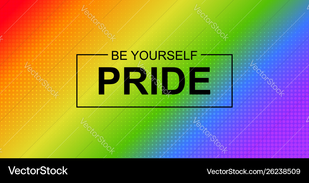 Pride banner background with lgbt Pride banner background with lgbt vector image