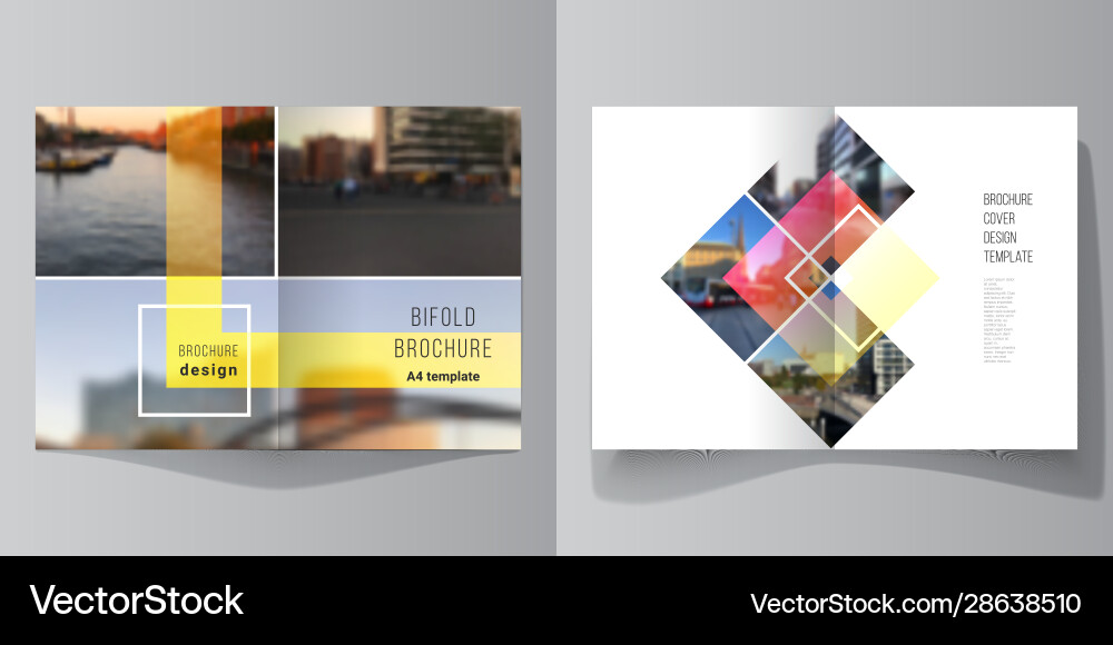 Layout two a4 format modern cover Layout two a4 format modern cover vector image