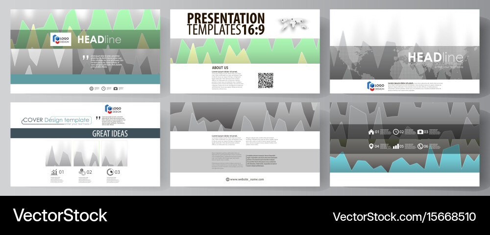 Rows of colored diagram with peaks different Vector Image