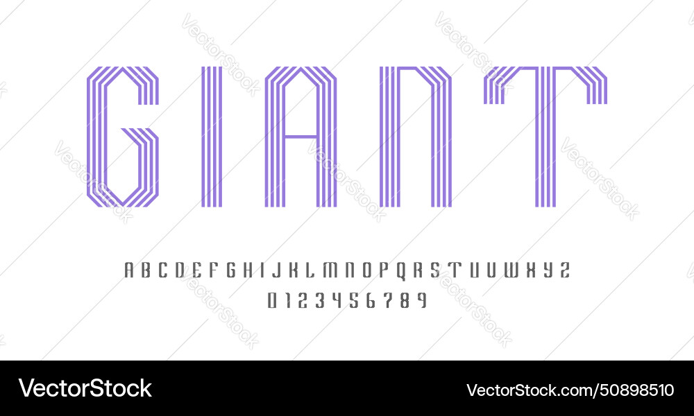 Set of alphabets font letters and numbers Set of alphabets font letters and numbers Vector Image