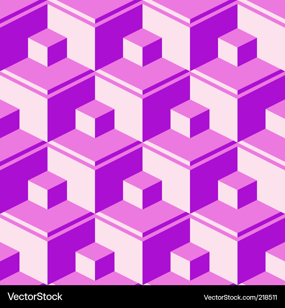 Abstract cubes Vector Image