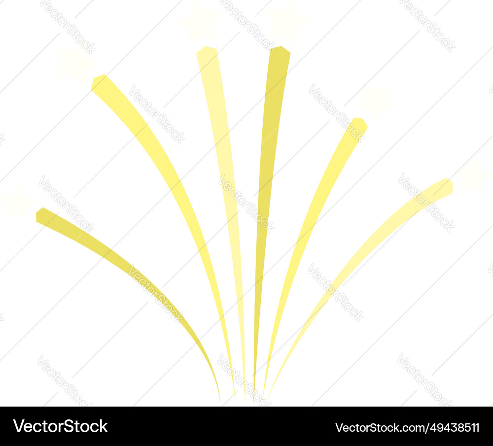 Fireworks simple element Vector Image