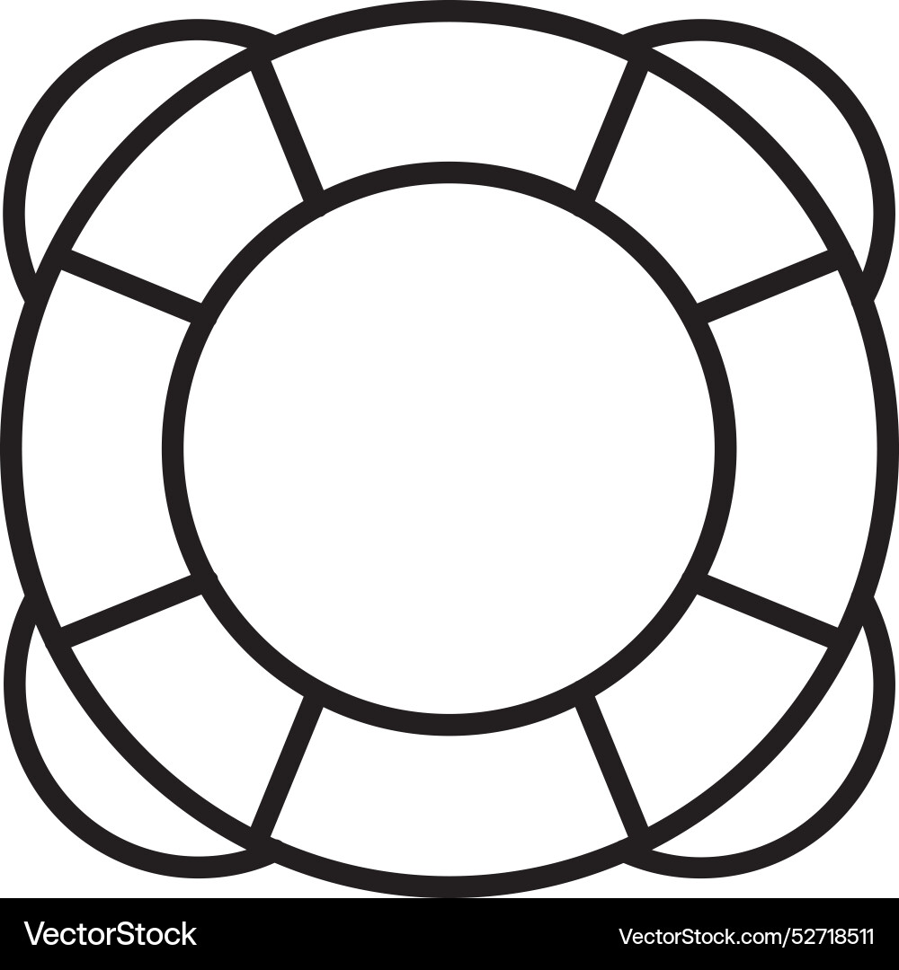 Float line icon design Vector Image