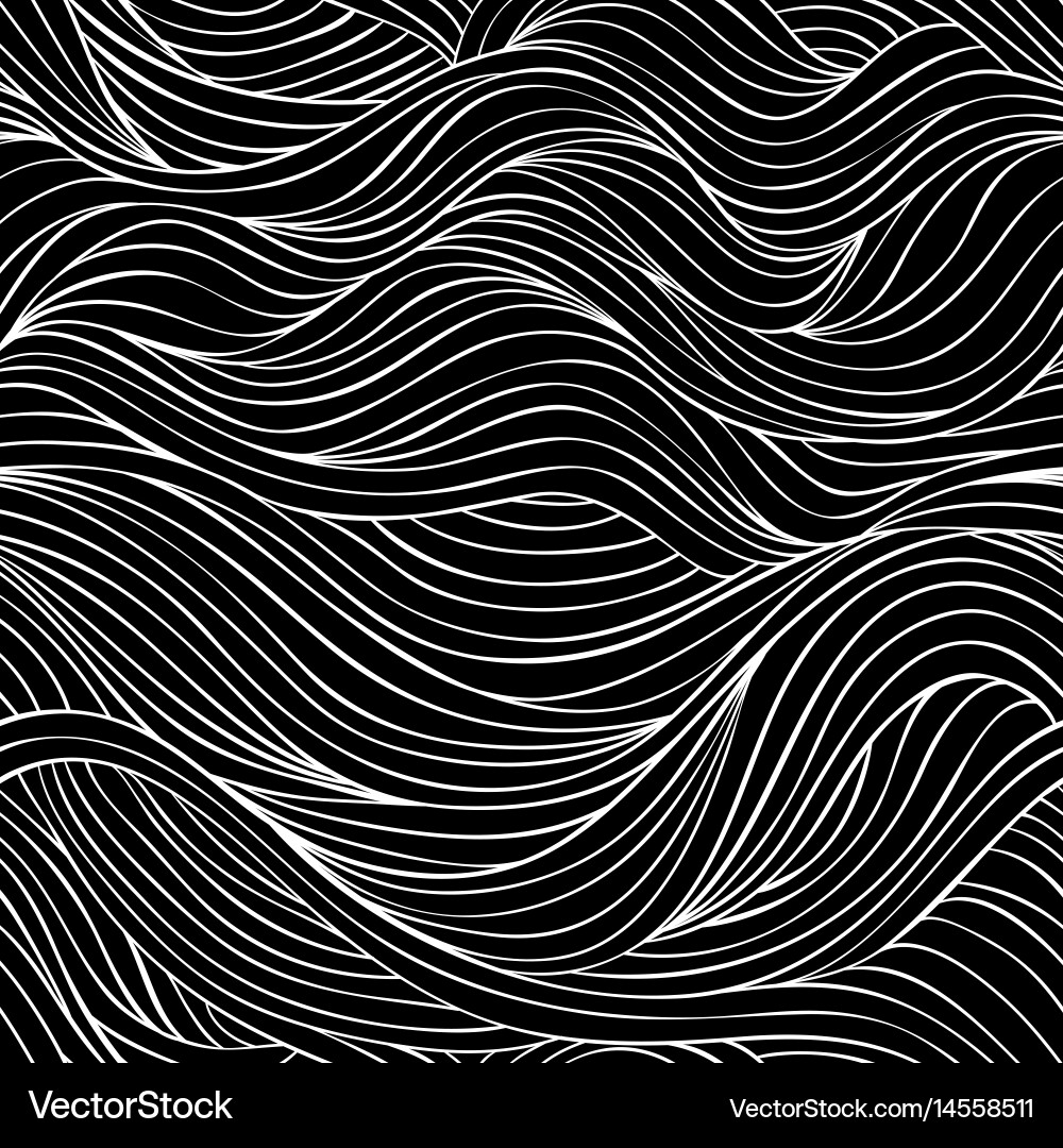 Wavy Line Pattern vector image