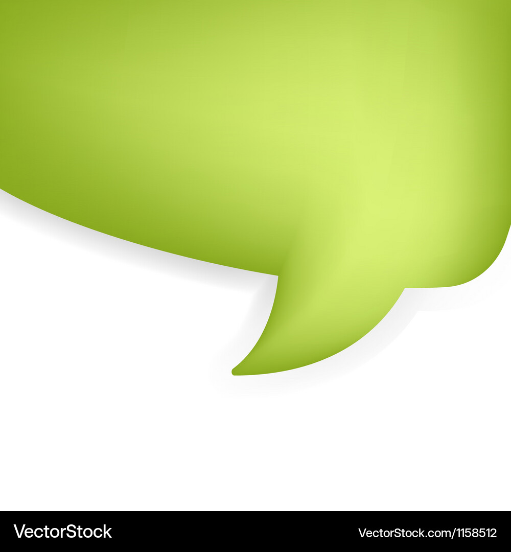 Abstract speech bubble eps8 Vector Image