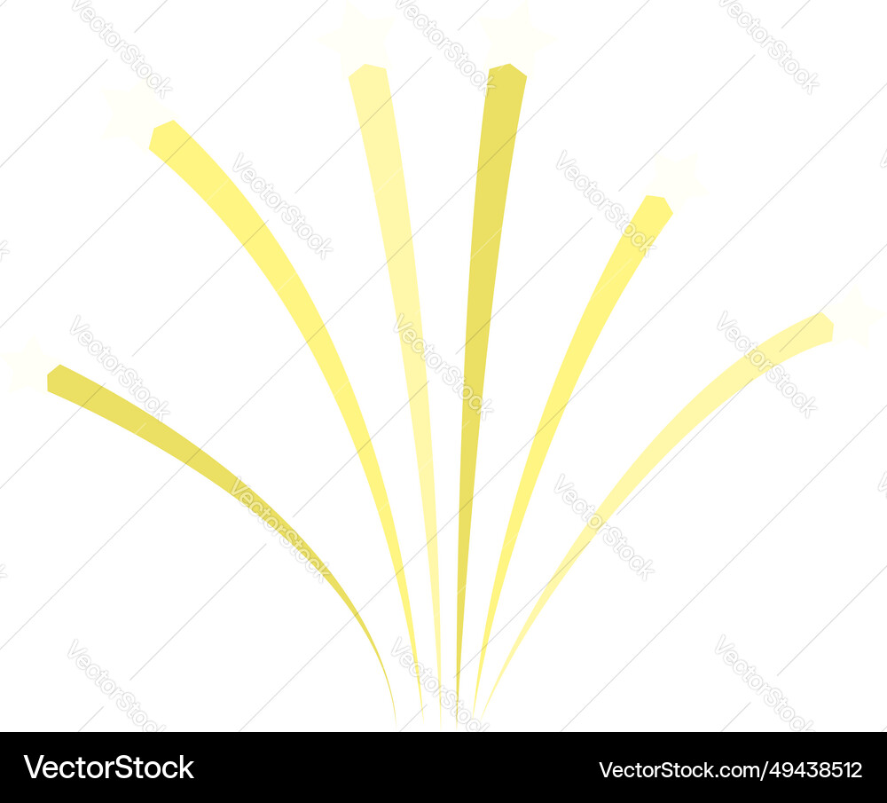 Fireworks simple element vector image