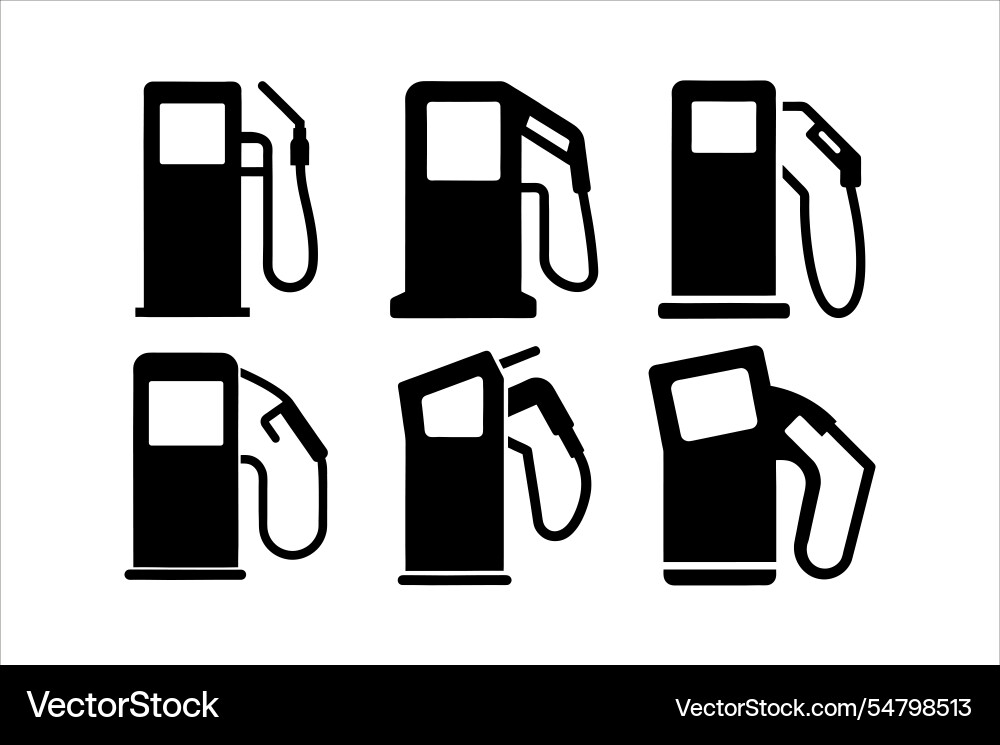 This image displays a set of six simple This image displays a set of six simple Vector Image