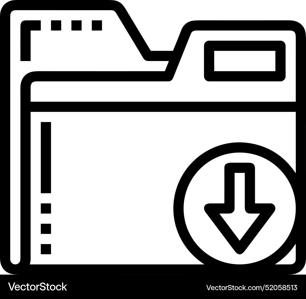 Upload outline icon symbol image Upload outline icon symbol image Vector Image