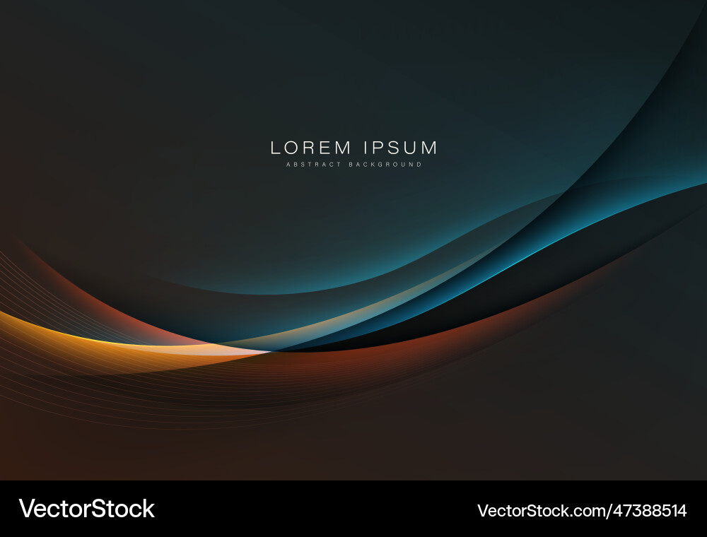 Dark abstract background with overlap layer vector image