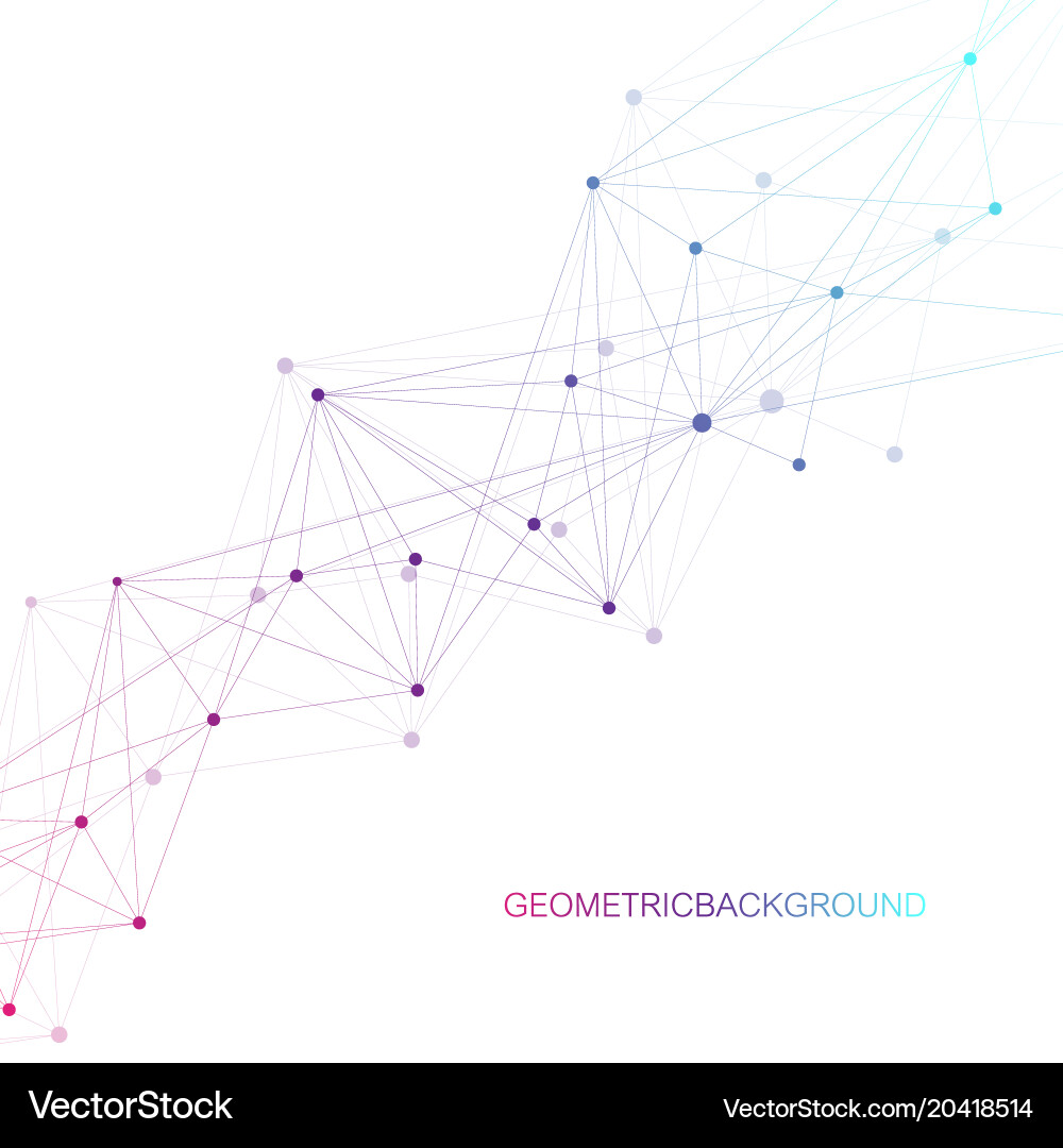 Global Network and Data Connections vector image