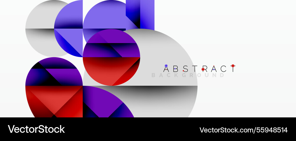 Modern abstract composition with layered circles Modern abstract composition with layered circles vector image