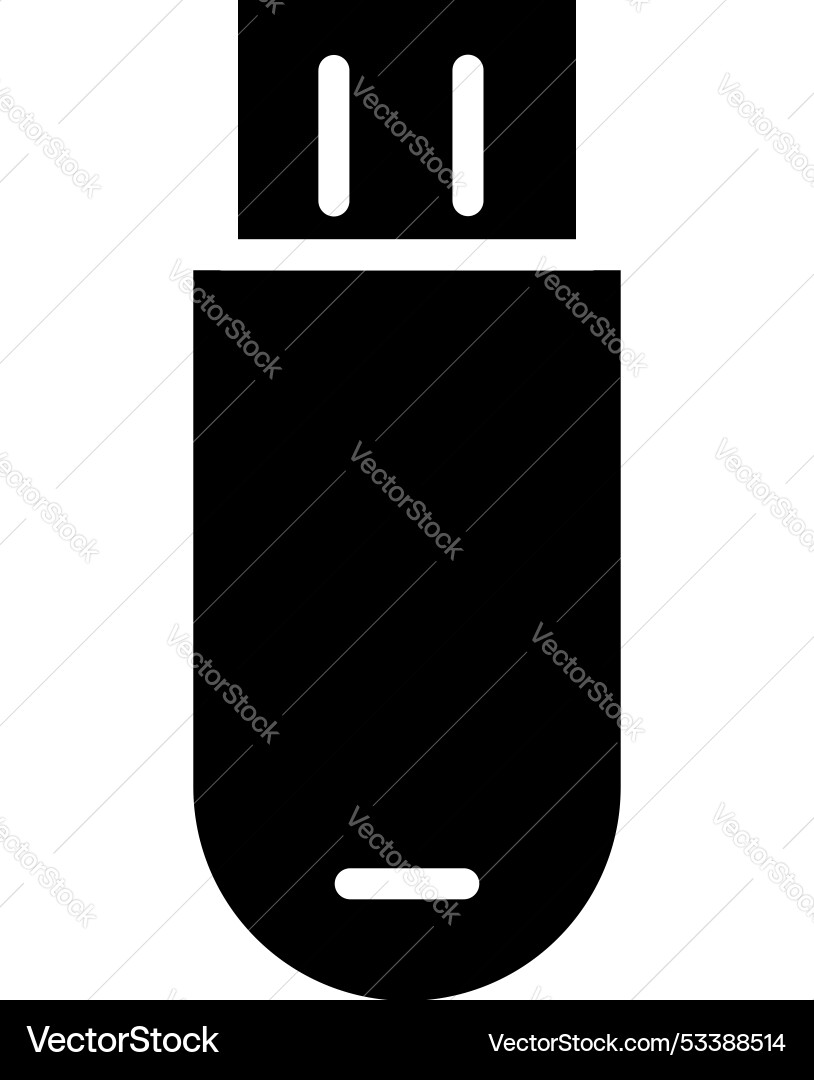 Usb pendrive icon set data transfer computer Usb pendrive icon set data transfer computer Vector Image