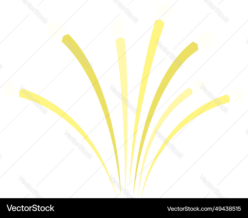 Fireworks simple element Vector Image