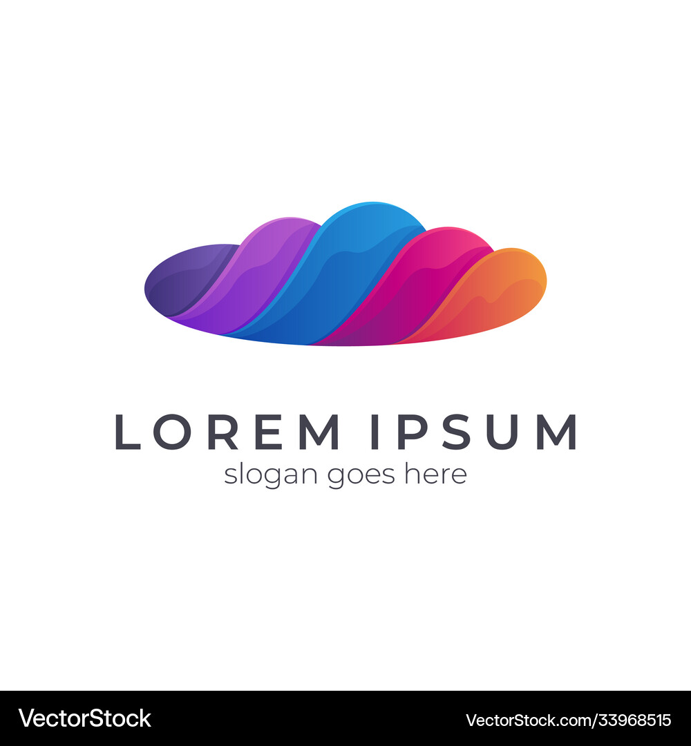 Playful logo template – Royalty-Free Vector | VectorStock, image size:1000x1080