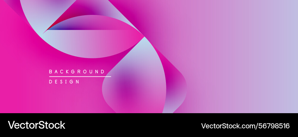 Abstract pink background flowing shapes create Abstract pink background flowing shapes create Vector Image