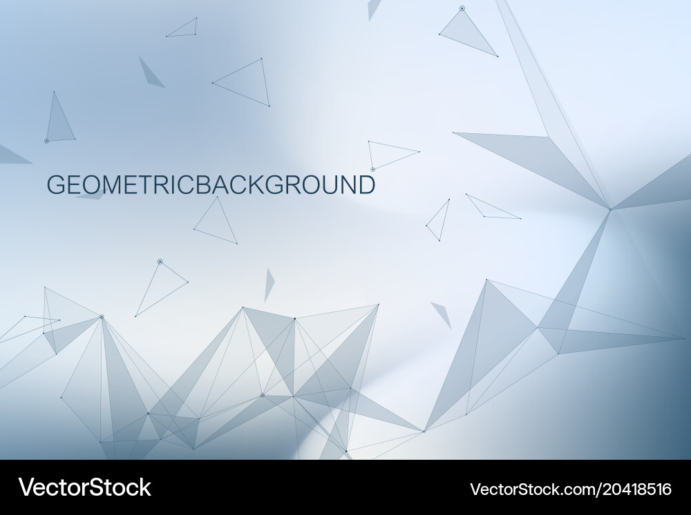 Big data complex graphic abstract background vector image