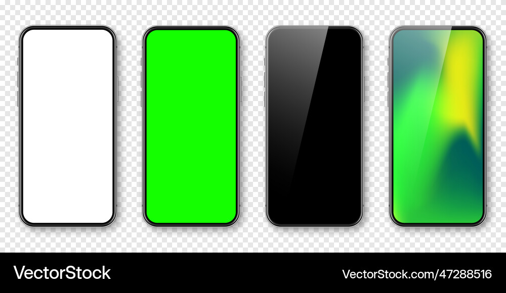Smartphone with blank touch screen and abstract Smartphone with blank touch screen and abstract vector image