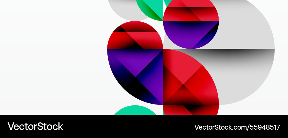 Abstract geometric design with intersecting Abstract geometric design with intersecting Vector Image
