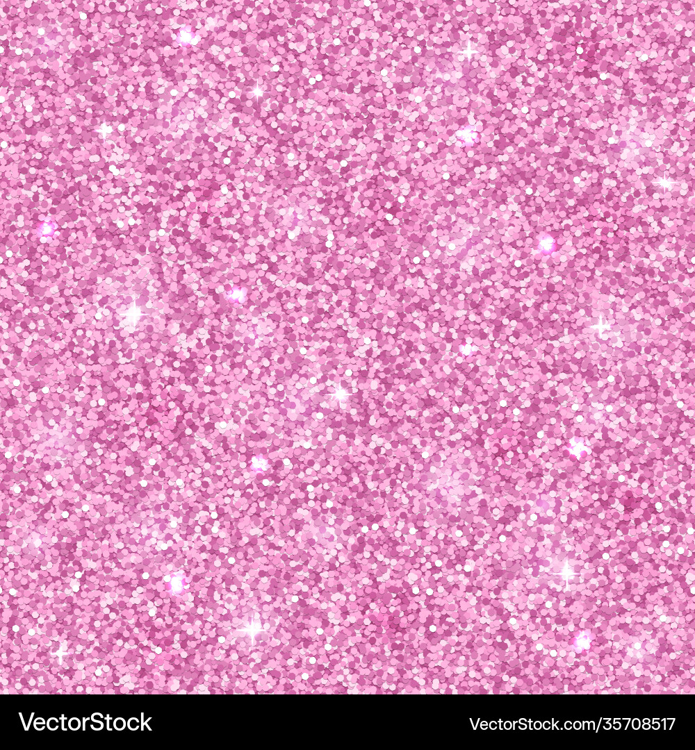 Pink glitter texture seamless pattern Royalty Free Vector